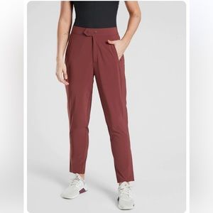 Athleta Uptown Ankle Pant Women’s 4 P Cognac Brown 530632